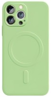 Чехол WOO Liquid Silicone Magsafe iPhone 16 Pro Green (WOOLSCMIP16PGR)