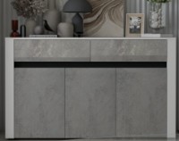 Комод Yasen Bodena 3Д2Я Nymphea Alba/Light Oxide/Black фото №2 — интернет-магазин Desire.md