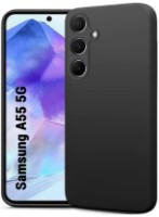 Чехол WOO Liquid Silicone Samsung A55 5G Black (WOOCLSSAMA55BK)
