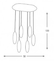 Люстра Osram 5355-6AS фото №2 — интернет-магазин Desire.md