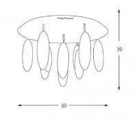 Люстра Osram 5355-10 фото №2 — интернет-магазин Desire.md