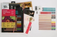 Set de desen pentru copii Mont Marte Pastel Illustration Set 37pcs (MMGS0044) imaginea #3 — magazin online Desire.md