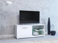 Тумба под ТВ Yasen Moon MN 100 White/White Gloss фото №2 — интернет-магазин Desire.md