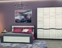 Dulap Yasen Женева 4Д Graphite Grey/Oak Craft White imaginea #3 — magazin online Desire.md