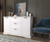 Комод Yasen Валенсия 2Д3Ш White фото №2 — интернет-магазин Desire.md
