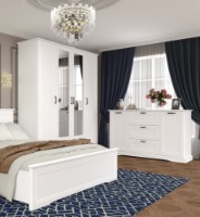 Комод Yasen Валенсия 2Д3Ш White фото №3 — интернет-магазин Desire.md