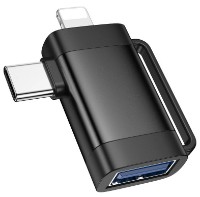 Переходник Hoco UA31F Black фото №3 — интернет-магазин Desire.md