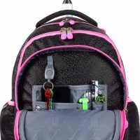 Rucsac școlar St.Right Black Glitter 665325 imaginea #2 — magazin online Desire.md