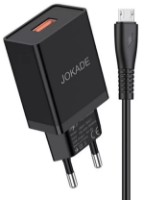 Зарядное устройство Jokade JB022 USB to Micro-USB Black (JKWCMI5AJB022BK) фото №1 — интернет-магазин Desire.md