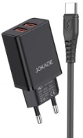 Зарядное устройство Jokade Yiyue USB to Type-C Black (JOKWCTYDP5AYBK)