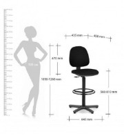 Scaun de birou Новый стиль Regal GTP New Ring Base Stopki C-11 Black imaginea #2 — magazin online Desire.md