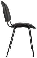 Scaun de birou AMF ISO Black Leatherette imaginea #2 — magazin online Desire.md