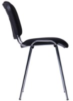 Офисное кресло AMF ISO Chrome А1 Black фото №2 — интернет-магазин Desire.md