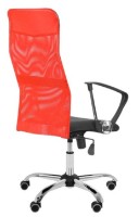 Офисное кресло AMF Ultra Chrome A-01 Black/Red фото №3 — интернет-магазин Desire.md