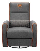 Геймерское кресло Cougar Fidom Gray/Orange with Footrest фото №2 — интернет-магазин Desire.md