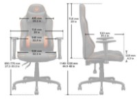 Scaun gaming Cougar Fusion S Black/Orange imaginea #6 — magazin online Desire.md