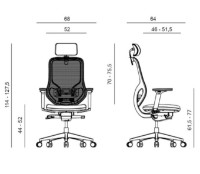 Scaun de birou Antares Atomic Black imaginea #4 — magazin online Desire.md