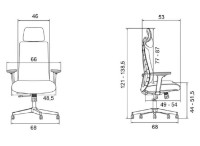 Scaun de birou Antares Ruben Grey/Black imaginea #5 — magazin online Desire.md