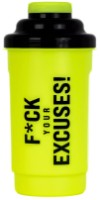 Шейкер для спортивного питания Olimp Fck Excuses Yellow 600ml