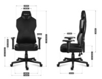 Scaun gaming Huzaro Combat 6,2 RGB Black imaginea #8 — magazin online Desire.md