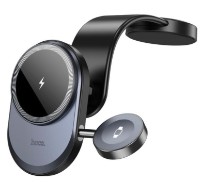 Автодержатель Hoco HW28 Excelso 2-in-1 Black Grey фото №4 — интернет-магазин Desire.md