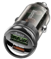 Автомобильная зарядка Hoco Z53A Vision Black фото №3 — интернет-магазин Desire.md