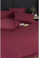 Lenjerie de pat Newhome Stripe Satin Bordeaux (53380.5) imaginea #2 — magazin online Desire.md