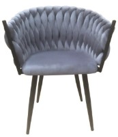 Стул Magnusplus C2456 Velour Grey HLR 20 фото №2 — интернет-магазин Desire.md