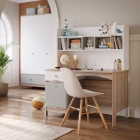 Детский письменный стол Newjoy Bono Grey/Shelves (084580) фото №2 — интернет-магазин Desire.md