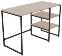 Masa de birou AMF Jet JT1200 Black/Oak Sonoma 1187х550 imaginea #2 — magazin online Desire.md