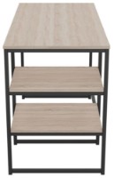 Masa de birou AMF Jet JT1200 Black/Oak Sonoma 1187х550 imaginea #3 — magazin online Desire.md