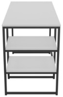 Masa de birou AMF Jet JT1200 Black/White 1187х550 imaginea #3 — magazin online Desire.md