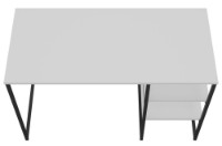 Masa de birou AMF Jet JT1200 Black/White 1187х550 imaginea #5 — magazin online Desire.md