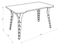 Masa gaming Magnusplus Tuyan Gamer imaginea #3 — magazin online Desire.md