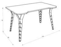 Masa gaming Magnusplus Tuyan Gamer cu Suport Monitor imaginea #3 — magazin online Desire.md