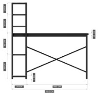 Masa de birou Mark Adler Leader 4.0 Black imaginea #6 — magazin online Desire.md