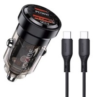 Автомобильная зарядка Jokade JH023 Black (JH023TT30WBK) фото №1 — интернет-магазин Desire.md