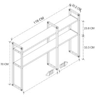 Письменный стол Nex Home 20-02-01/2 White фото №6 — интернет-магазин Desire.md