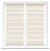 Рулонные шторы Msrolls Day Night Grizzle 014/5 Beige 1.00x1.70m фото №2 — интернет-магазин Desire.md