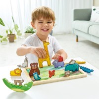 Пазл Hape Animal Kingdom (E1656) фото №3 — интернет-магазин Desire.md