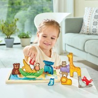 Пазл Hape Animal Kingdom (E1656) фото №4 — интернет-магазин Desire.md