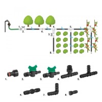 Микрокапельный полив Bradas DSWA20-SET2 фото №3 — интернет-магазин Desire.md