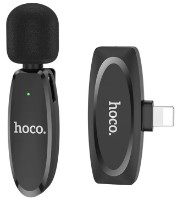 Микрофон Hoco L15 Lightning Black фото №1 — интернет-магазин Desire.md