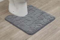 Коврик для ванной Tendance 45x50cm Dark Grey (55730) фото №2 — интернет-магазин Desire.md