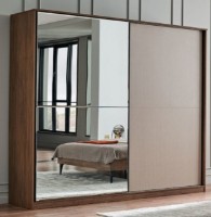 Dulap cu uşi glisante Dogtas Nova 3200389799 Walnut/Cappuccino imaginea #1 — magazin online Desire.md