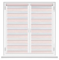 Рулонные шторы Msrolls Day Night Ton 616/6 Pink 1.00x1.70m фото №1 — интернет-магазин Desire.md