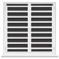 Rolete textile Msrolls Day Night Ton 616/15 Black 0.50x1.70m imaginea #1 — magazin online Desire.md