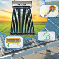 Солнечный водонагреватель Thunder KSC-150L фото №2 — интернет-магазин Desire.md