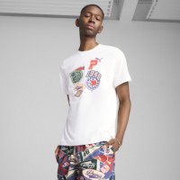 Tricou bărbătesc Puma Wardrobe Ess Sports Legacy Front Graphic Tee Puma White, s.XL imaginea #2 — magazin online Desire.md