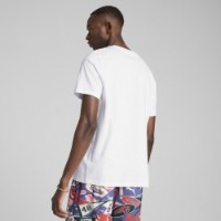 Tricou bărbătesc Puma Wardrobe Ess Sports Legacy Front Graphic Tee Puma White, s.XL imaginea #3 — magazin online Desire.md